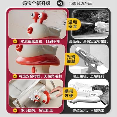 儿童电动水枪玩具小滋呲水枪喷水自动连发男女孩2025新款一岁宝宝