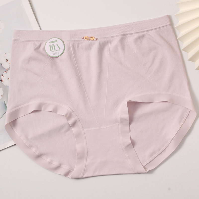 莱莹6566收腹裤女高腰黄金腰线提臀透气内裤女士10A级抗菌底裆胖