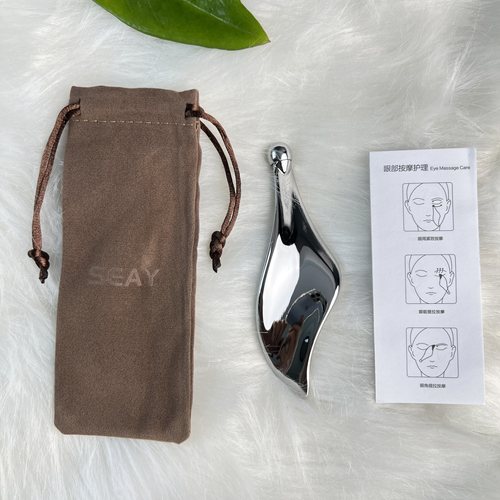 小海浪眼部脸部面部按摩棒拨筋棒金属刮痧板瘦脸美容专用刮脸神器