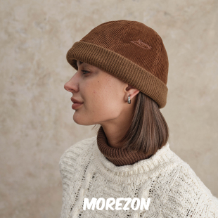 MOREZON【Mossant】25AW秋冬新款设计师潮人休闲个性拼色地主帽子