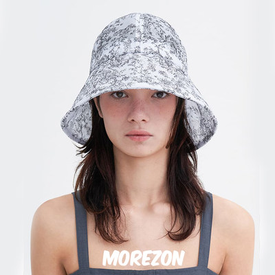 MOREZON【Brown hat Saint Hat】24春夏新款轻薄百搭格纹渔夫帽子