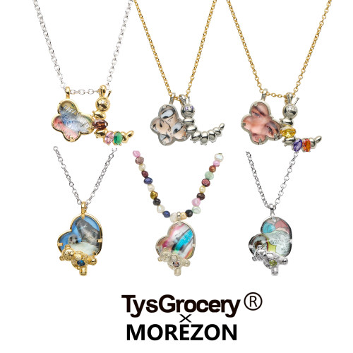 MOREZON【TysGrocery旅行相框系列】26春夏新款潮人个性珍珠项链
