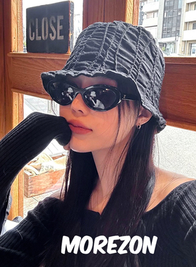 MOREZON【AWESOME NEEDS WAVY LAMPSHADE HAT】JENNIE同款渔夫帽