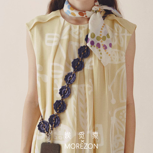 MOREZON【埃觅索】26春夏新款小众潮人时尚个性手工花花手机链女