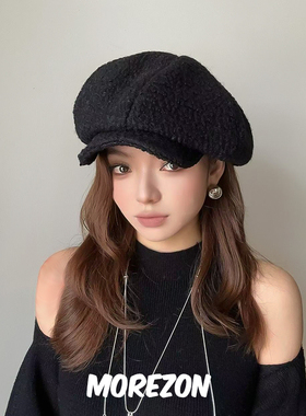 MOREZON【ETRE PAR LEE】25AW秋冬新款潮人休闲百搭羊毛报童帽子
