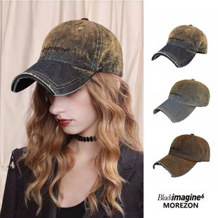 MOREZON【black imagine6】26SS春夏潮人简约百搭水洗牛仔棒球帽