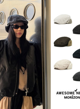 MOREZON【AWESOME NEEDS HUNTING CAP】26秋冬新款潮人护耳前进帽