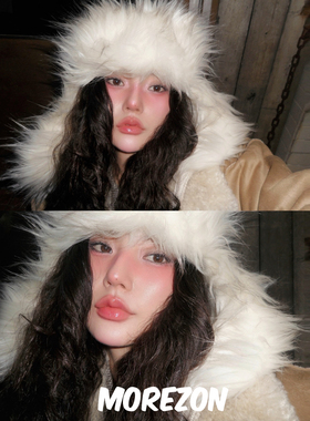 MOREZON【AWESOME NEEDS FUR TRAPPER CAP】25AW仿皮草护耳雷锋帽