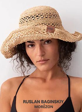 RB MOREZON【Ruslan Baginskiy Bucket Hat】26春夏草编渔夫帽子