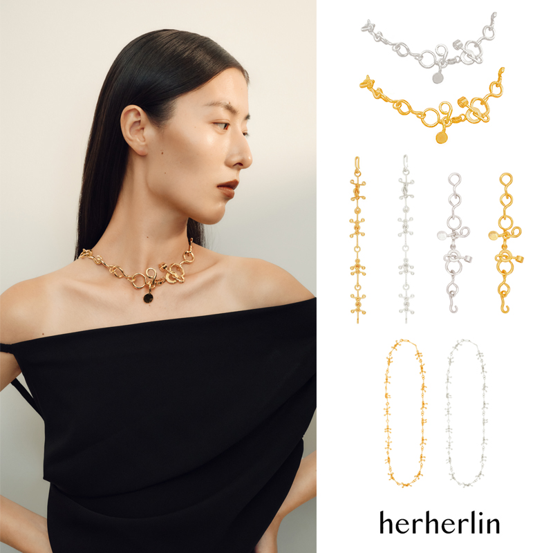 MOREZON【herherlin】25SS新款小众潮人个性简约精致游转项链手链