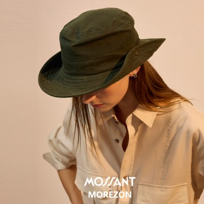MOREZON【Mossant】26春夏新款设计师小众潮人简约百搭折叠渔夫帽