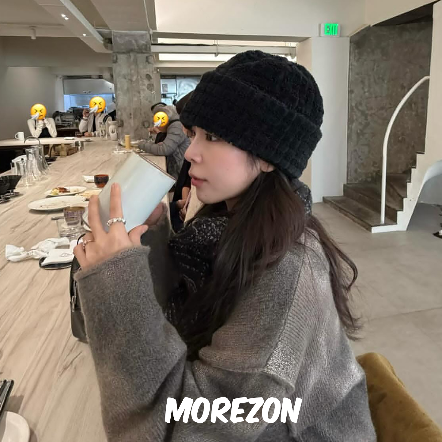 MOREZON【AWESOME NEEDS SUGARLOAF HAT】25AW潮人甜面包针织帽女