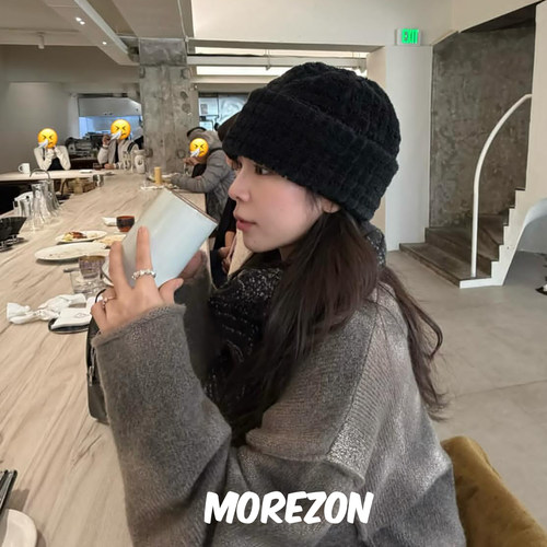 MOREZON【AWESOME NEEDS SUGARLOAF HAT】秋冬潮人甜面包针织帽女