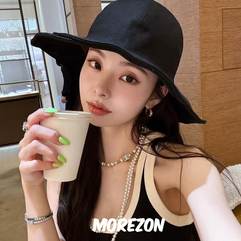 MOREZON【Brown hat Double Brims Hat】25SS潮人双层帽檐渔夫帽