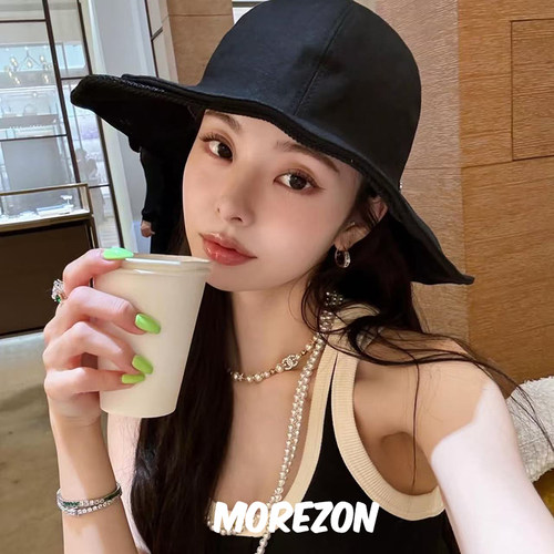 MOREZON【Brown hat Double Brims Hat】25SS潮人双层帽檐渔夫帽