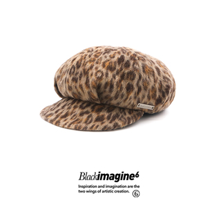 MOREZON【black imagine6】24秋冬新款潮人时尚个性八角报童帽子