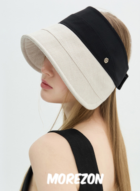 MOREZON【Brown hat Gabriel Sun Visor】25SS轻便百搭空顶遮阳帽