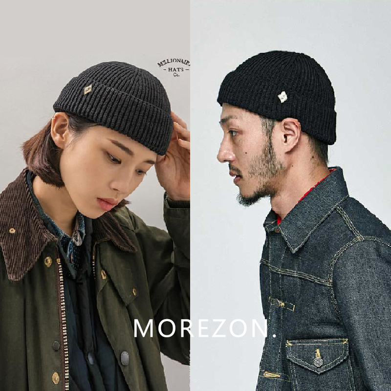 雅痞毛线帽冷帽男女针织帽