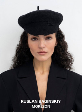 RB MOREZON【Ruslan Baginskiy Cap/Beret】26秋冬新款羊毛报童帽