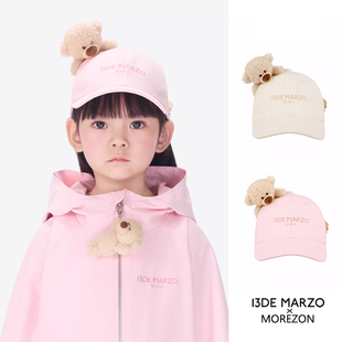 26春夏新款 MARZO 可爱卡通小熊儿童基础棒球帽子 13DE MOREZON