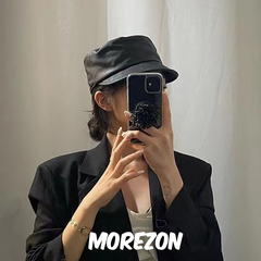 MOREZON【AWESOME NEEDS BELL BOY CAP】潮人休闲百搭黑色骑士帽