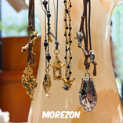 MOREZON【Hanying ECHOES IN THE DUST系列】25AW蒲公英编绳项链