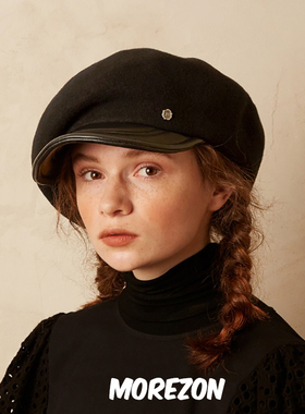 MOREZON【Brown hat Iconic duck beret】潮人百搭经典鸭舌贝雷帽