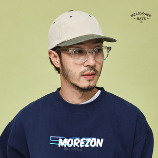 MOREZON【Millionaire what's funny CottonBall cap】拼色棒球帽