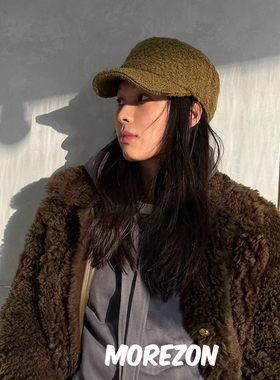 MOREZON【ETRE PAR LEE】25AW秋冬新款潮人简约百搭休闲平顶帽子