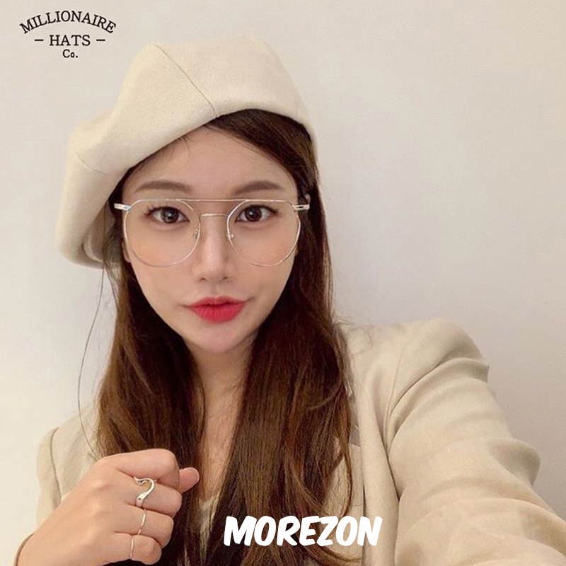 morezon白色八角报童帽
