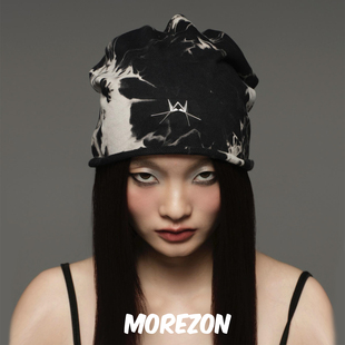 个性 MOREZON 手绘卷边包头帽子女 潮人时尚 秋冬新款 DEAR ALIEN