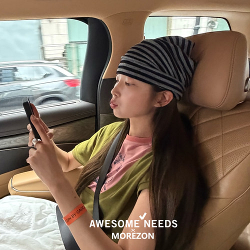 MOREZON【AWESOME NEEDS OVER FIT OPEN TOP HAT】26春夏包头帽子