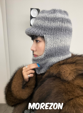 MOREZON【AWESOME NEEDS  KNIT BALACLAVA】25AW手钩巴拉克拉法帽