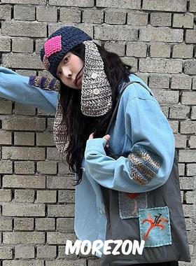 MOREZON【MISU A BARBE LONG EAR HAT】24AW秋冬长耳针织毛线帽子