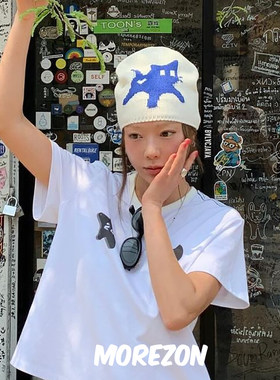 MOREZON【AWESOME NEEDS LITTLE CAT HAT】24春夏小猫针织毛线帽