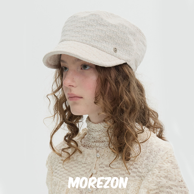 MOREZON【Brown hat Soft Work Cap】春季潮人时尚简约休闲平顶帽