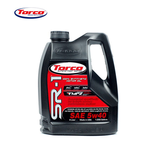 美国托库TORCO SR1 5W40 SN全合成发动机油 长效静音 5L机油