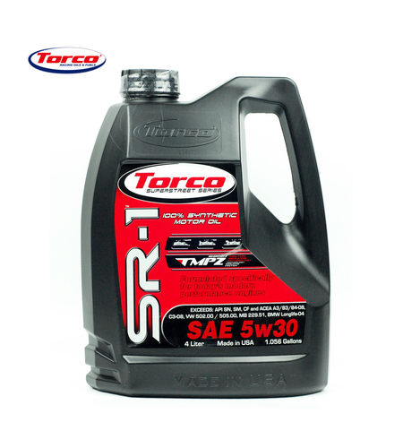 美国托库TORCO SR-1 5W30全合成发动机油5L装发动机油静音机油