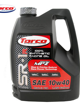 美国托库TORCO SR1 R 10W40 全合成汽车机油 全合成润滑油 4L机油