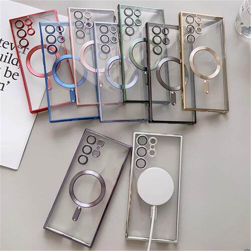 适用于Samsung S25 ultra S25edge S25+ S24fe A05s A25 A15 A35 A55 5G A06 A16 A36 Wireless Charge Case