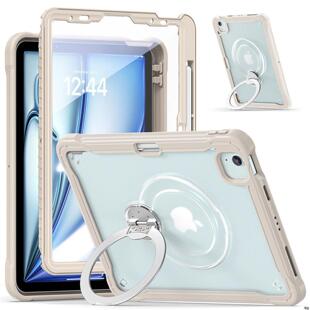 旋转金属支架适用2025款苹果ipad Air7/6/5保护套case挂绳带屏幕膜平板肩带Pro11寸带笔槽全包软边防摔硅胶