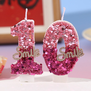 生日蜡烛变色创意数字蜡烛公主皇冠庆生蜡烛装饰儿童女孩2025新款