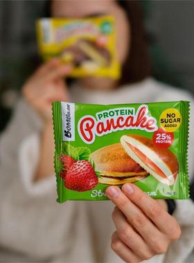 俄罗斯Bombbar进口蛋白铜锣烧饱腹代餐曲奇健身营养无糖轻卡零食