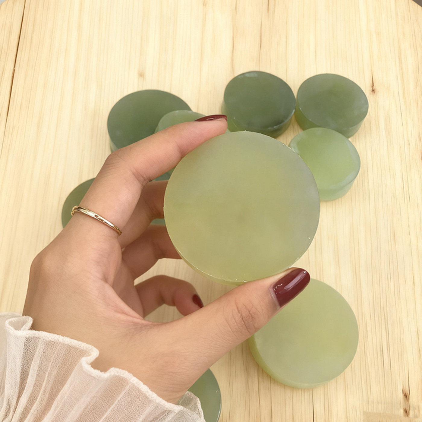 天然岫玉冰料手镯芯玉石原石毛料镯心边角料挂坠镇尺象棋diy材料,珠宝/钻石/翡翠,其他,淘宝优惠券,粉丝福利购,淘宝优惠卷