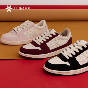 LUMES&YHGM2026款板鞋女潮流冬季学生经典百搭运动鞋子轻便休闲鞋