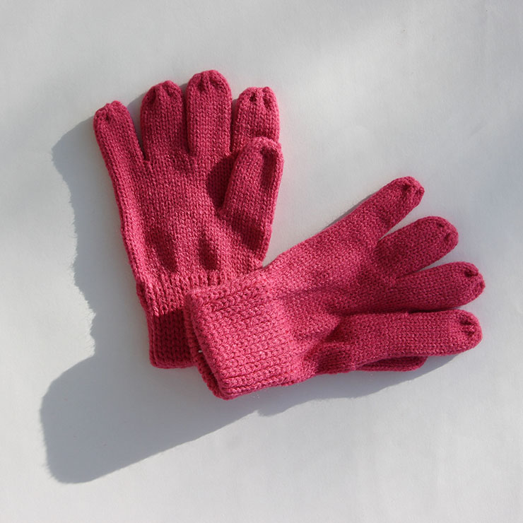 Gants pour fille en de laine - Ref 2150643 Image 1