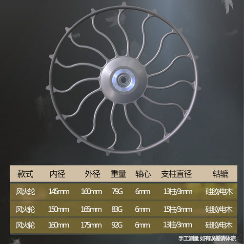 甲鱼枪配件八卦轮远投航空材质