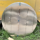 1米1.5米大铁锅盖缸盖桶盖加厚半圆盖 定制特大折叠不锈钢大锅盖