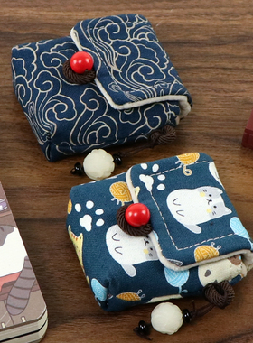 中国风适用HAKII 哈氪 ICE零度无线蓝牙耳机充电盒保护套收纳袋包