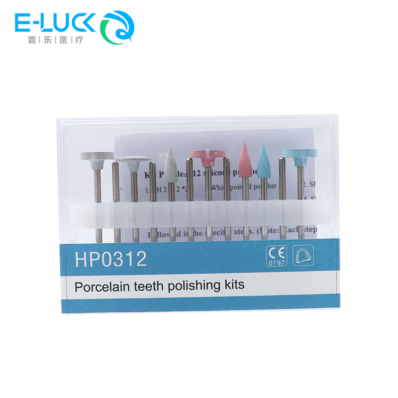 牙科材料RA0309套装 树脂抛光低速弯机硅橡胶头齿科硅胶磨头 包邮